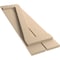 Ekena Millwork Rustic Two Board Spaced Board-n-Batten Smooth Faux Wood Shutters w/Z-Board, 11 1/2W x 60H, PR SHUBSZ11X60SMPR - alternate 10